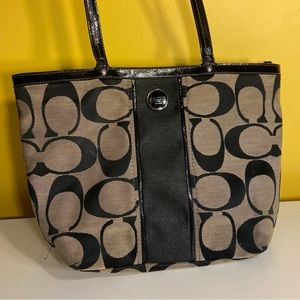 Black Vintage Coach Bag